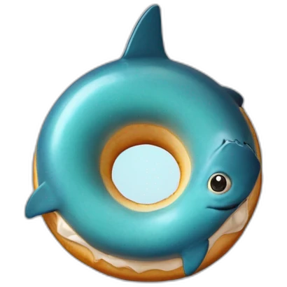 Requin baleine donut emoji