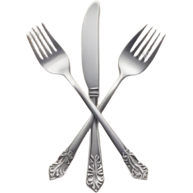 A luxurious plate with pink accents and elegant details, fork and knife side emoji