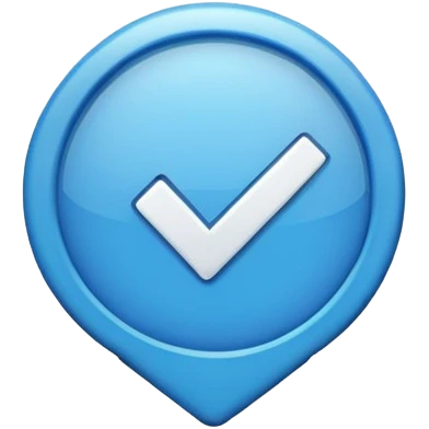 Creat me a meta verification badge in form of emoji emoji