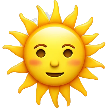 make a sun with a low taper fade emoji