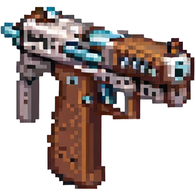 пистолет UZI, no background emoji