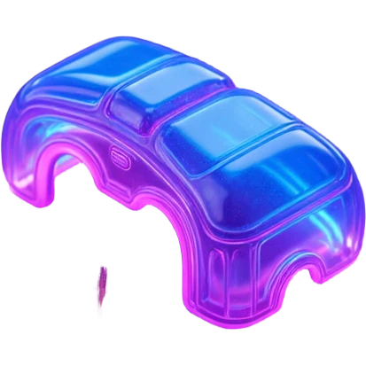 Cyberpunk farm glowing in purple and blue neon lights, wheat fields and vegetables growing from illuminated soil, surreal skeuomorphism style, no robots, atmospheric lighting, night setting emoji