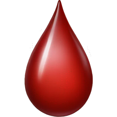 Blood drop emoji