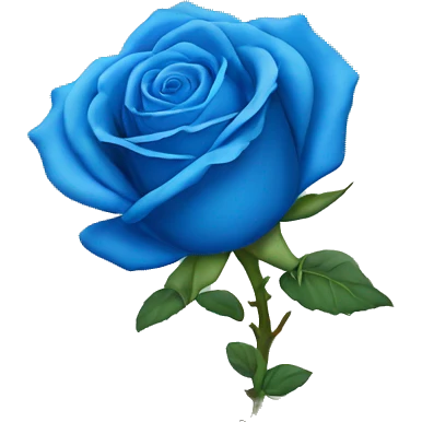 blue rose  emoji