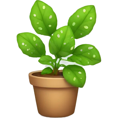 otted plant emoji