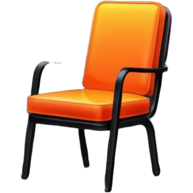 Window , neon reflection, empty chair, Apartment Windows. emoji