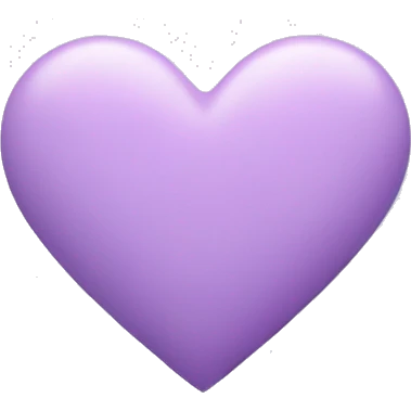Pastel violet heart emoji