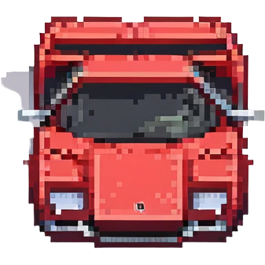 красная Lamborghini Countach, no background emoji