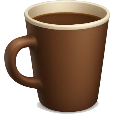 brown cup realistic  emoji