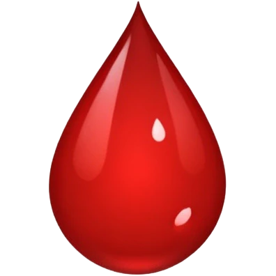 droplet of blood emoji