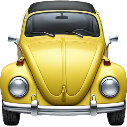modern volkswagen beetle emoji