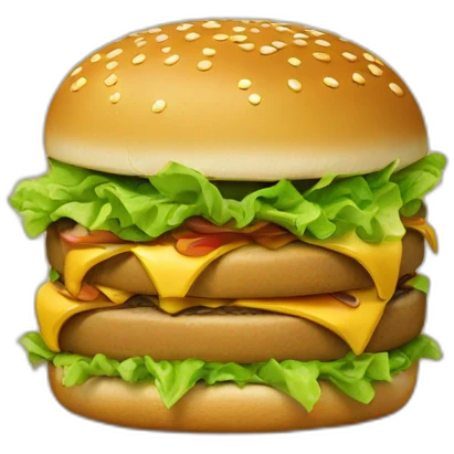 Big mac emoji