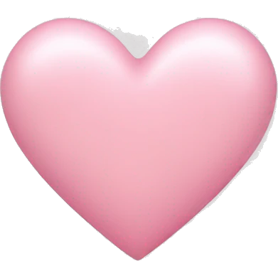 light pink heart emoji