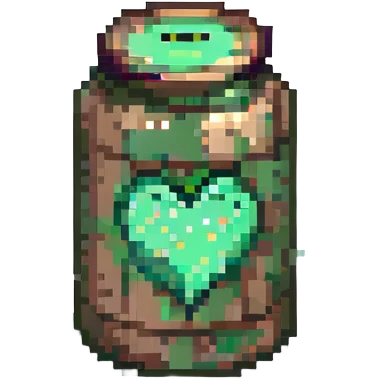 monster energy drink can, pixel art style, simplified can with green accents emoji