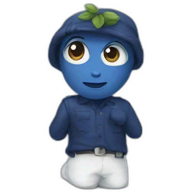 Blueberrymacron emoji