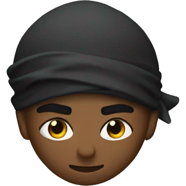 ninja with  low taper fade emoji