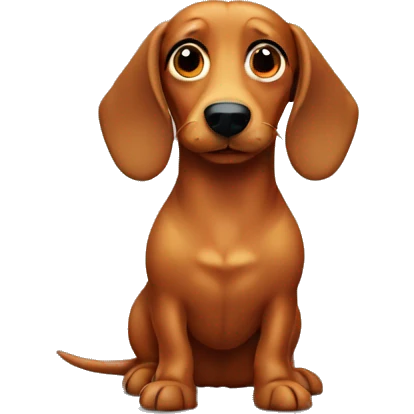 Wiener dog emoji