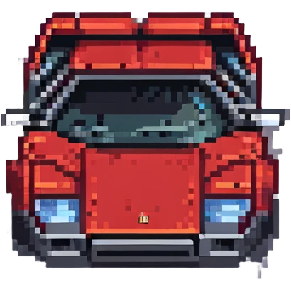 красная Lamborghini Countach, no background emoji