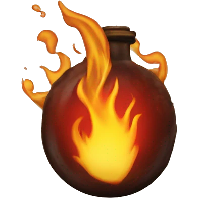 Fireball whiskey logo  emoji
