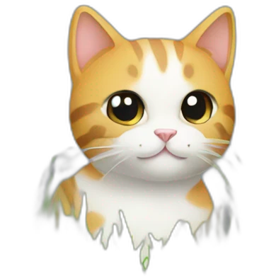 Cat grass emoji