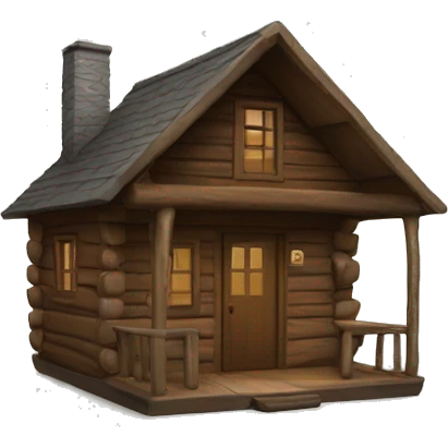 small cabin emoji