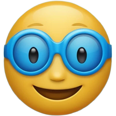 blue emojis fir swimming pool emoji