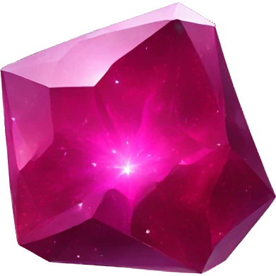 Small Ruby Nebula Galaxy Crystal emoji