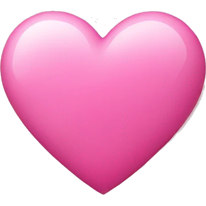 Pink heart emoji