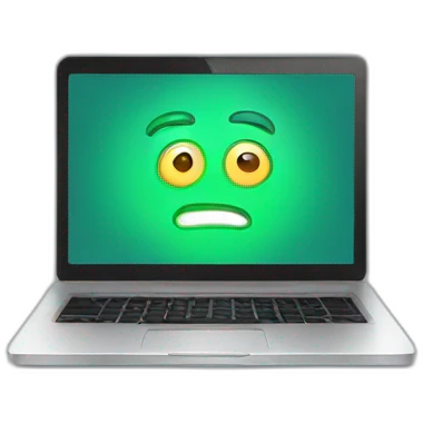 Coder on a laptop emoji