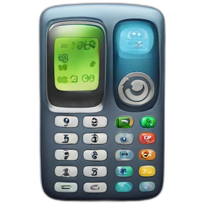 Telefono motorola con numeros llamando emoji