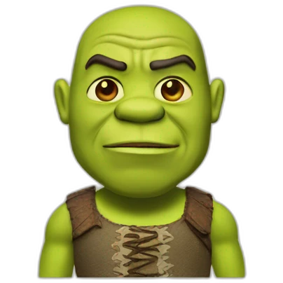 Shrek funko pop emoji