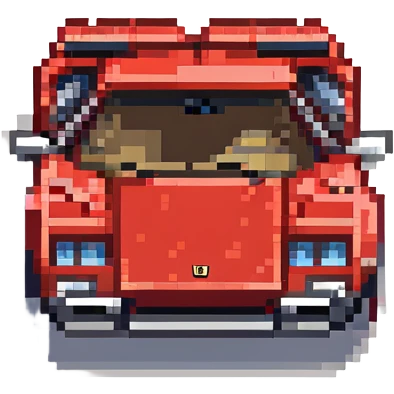 красная Lamborghini Countach, no background emoji