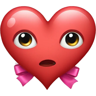 heart with a bow  emoji