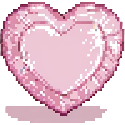 sparkling pink heart emoji