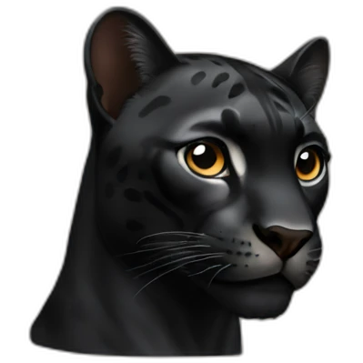 Black panthère emoji