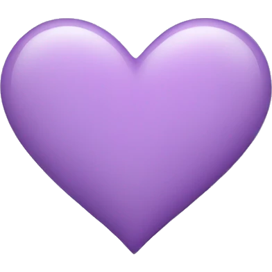 light purple heart emoji