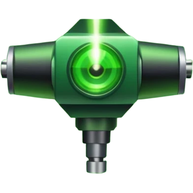 green laser emoji