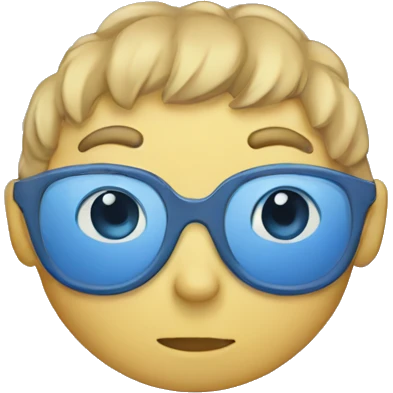blue sticker emoji