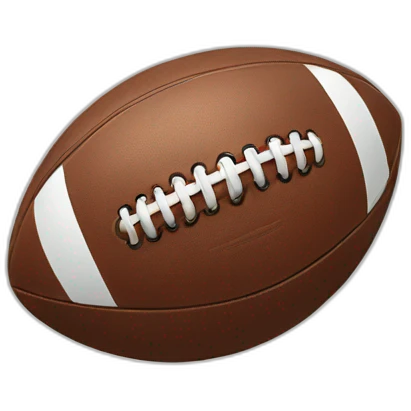 Ballon de rugby  emoji