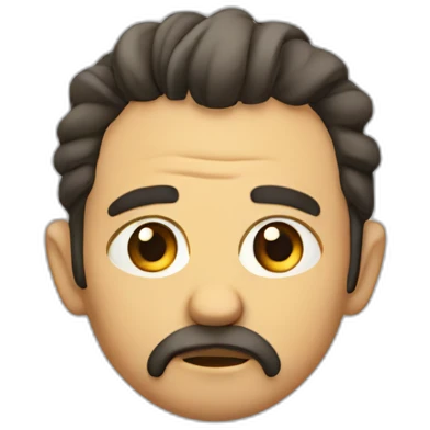 A sad Barbabravo emoji
