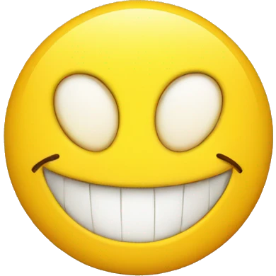 Smile with yellow bone  emoji