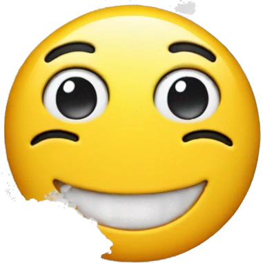 smiling emoji with a pile of salt emoji