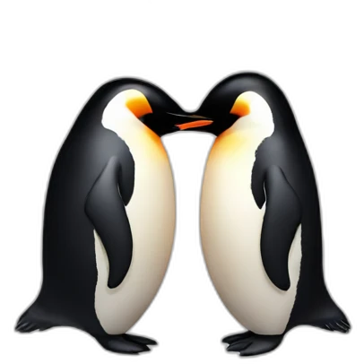 penguin and penguin love emoji