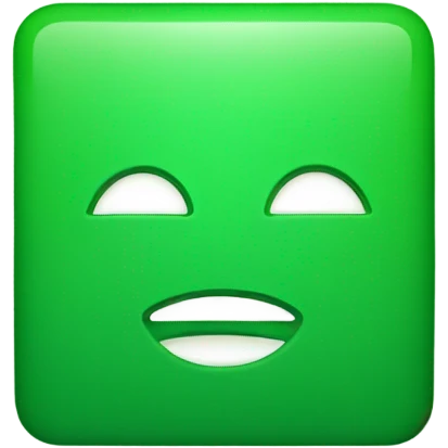green instagram emoji