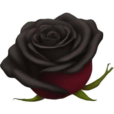 Rose negra emoji