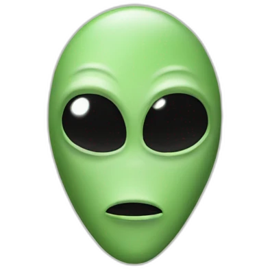 Alien with mask emoji