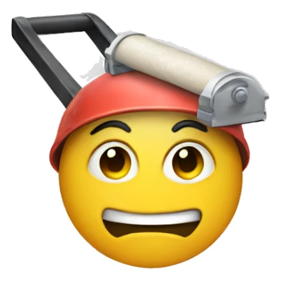 Roller for painting walls sticker