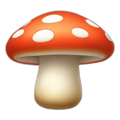 mushroom from mario sticker