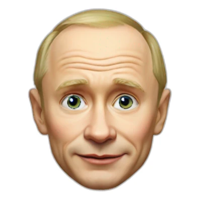 Miniature putin the clown sticker