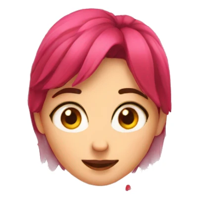 'Khushi' made of hearts sticker